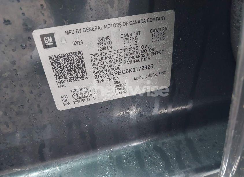 Photo 9 of 2019 Chevrolet Silverado 1500 LD LT (VIN 2GCVKPEC6K1172925)