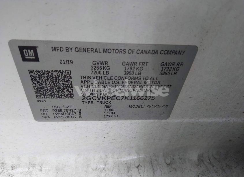 Photo 9 of 2019 Chevrolet Silverado 1500 LD LT (VIN 2GCVKPEC7K1166275)