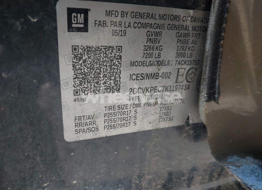 Photo 9 of 2019 Chevrolet Silverado 1500 LD LT (VIN 2GCVKPEC7K1197414)