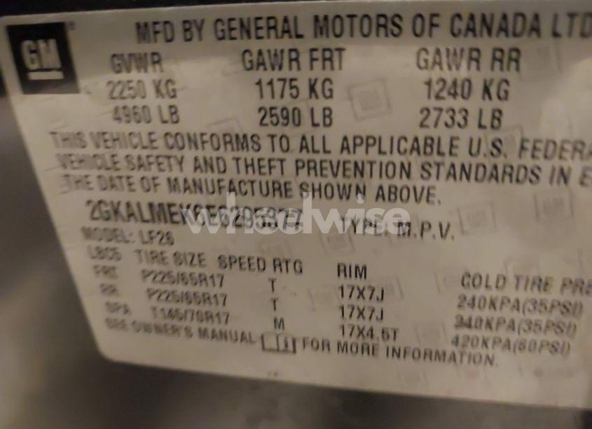 Photo 9 of 2014 Gmc Terrain SLE-1 (VIN 2GKALMEK6E6295377)