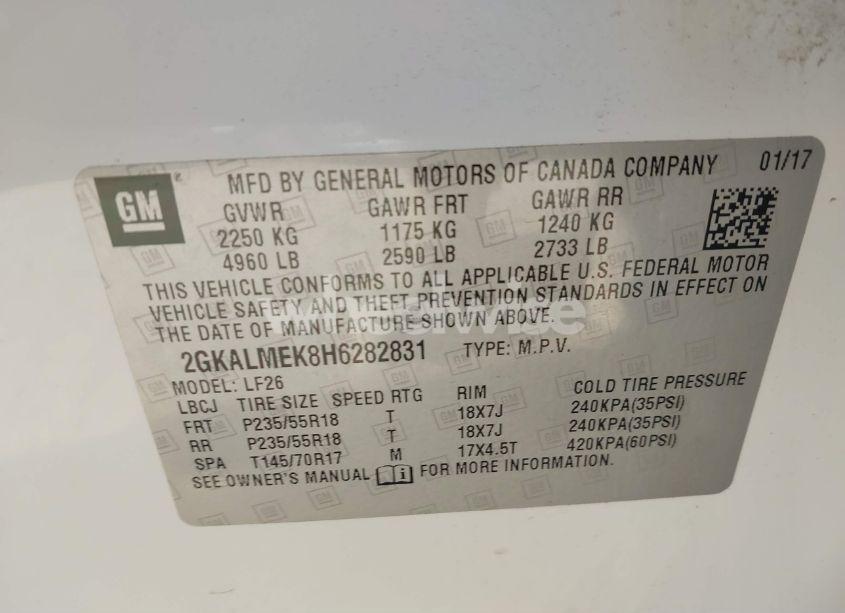 Photo 9 of 2017 Gmc Terrain SLE-1 (VIN 2GKALMEK8H6282831)