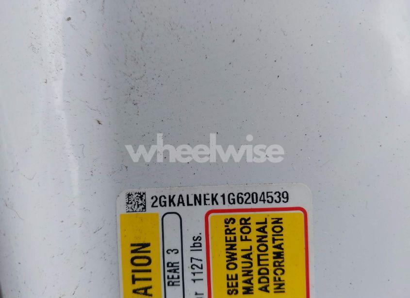 Photo 9 of 2016 Gmc Terrain SLE-2 (VIN 2GKALNEK1G6204539)