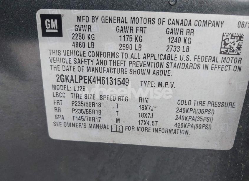 Photo 9 of 2017 Gmc Terrain SLT (VIN 2GKALPEK4H6131549)