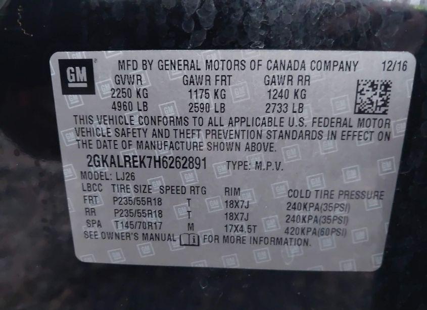 Photo 9 of 2017 Gmc Terrain DENALI (VIN 2GKALREK7H6262891)