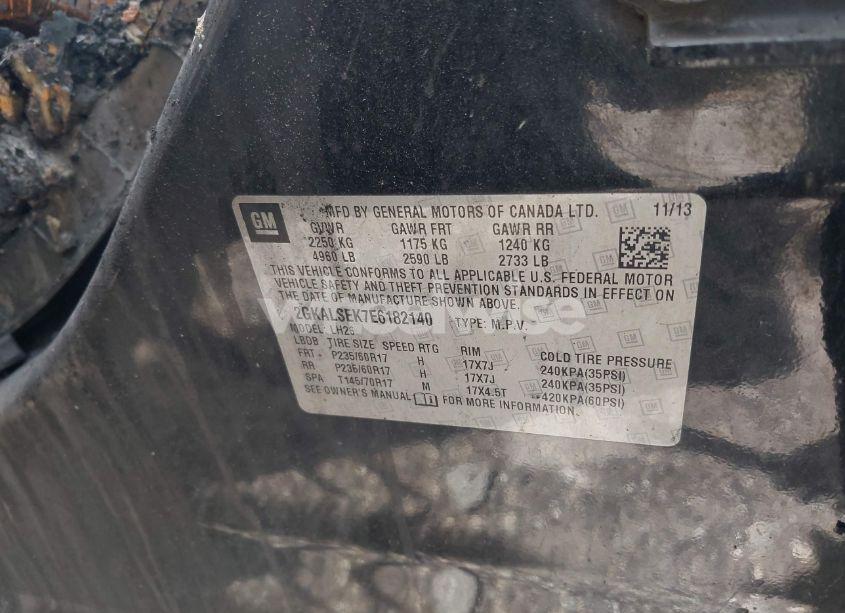 Photo 9 of 2014 Gmc Terrain SLT-1 (VIN 2GKALSEK7E6182140)