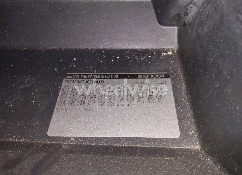 Photo 9 of 2012 Gmc Terrain SLT-2 (VIN 2GKALWEK3C6244315)