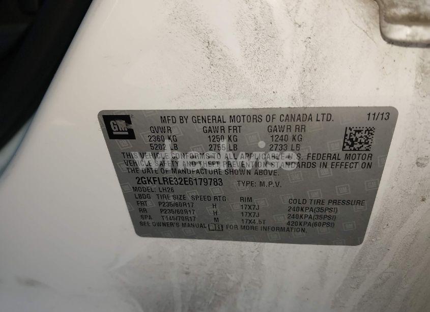 Photo 9 of 2014 Gmc Terrain SLE-2 (VIN 2GKFLRE32E6179783)