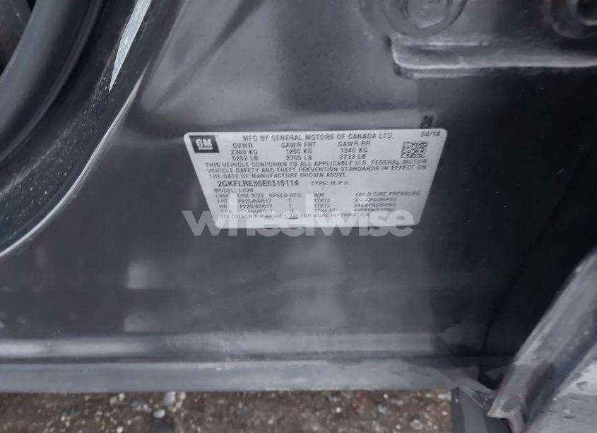 Photo 9 of 2014 Gmc Terrain SLE-2 (VIN 2GKFLRE35E6315114)