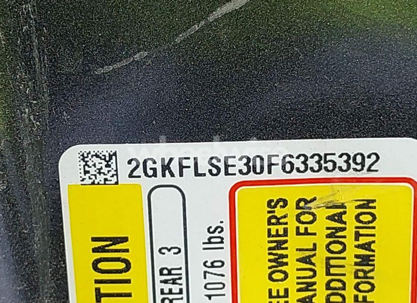 Photo 9 of 2015 Gmc Terrain SLT-1 (VIN 2GKFLSE30F6335392)