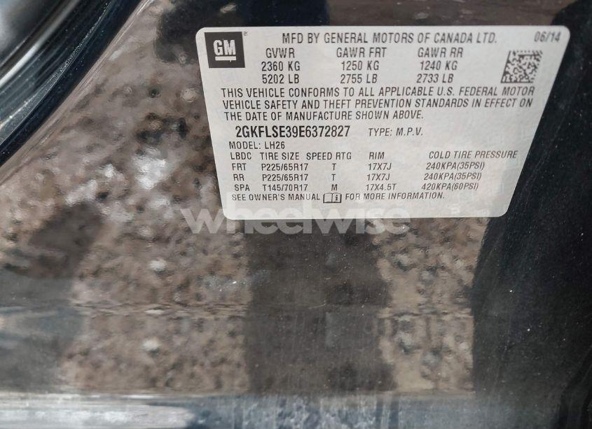 Photo 9 of 2014 Gmc Terrain SLT-1 (VIN 2GKFLSE39E6372827)