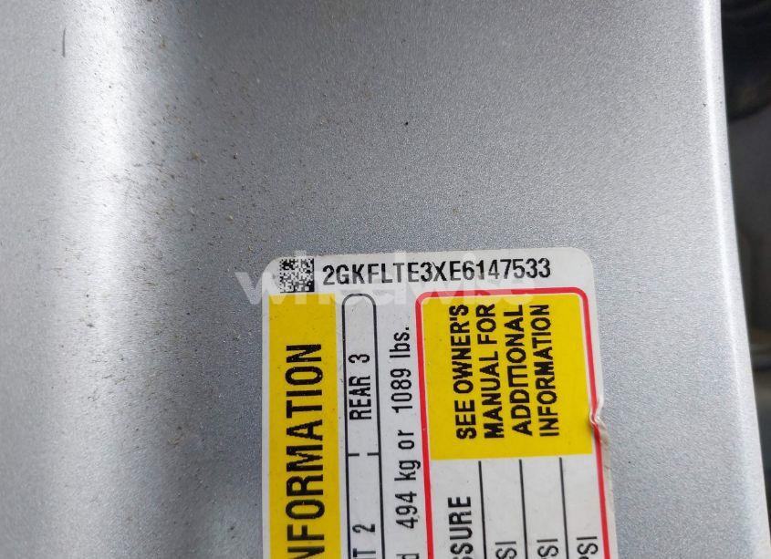 Photo 9 of 2014 Gmc Terrain SLT-2 (VIN 2GKFLTE3XE6147533)