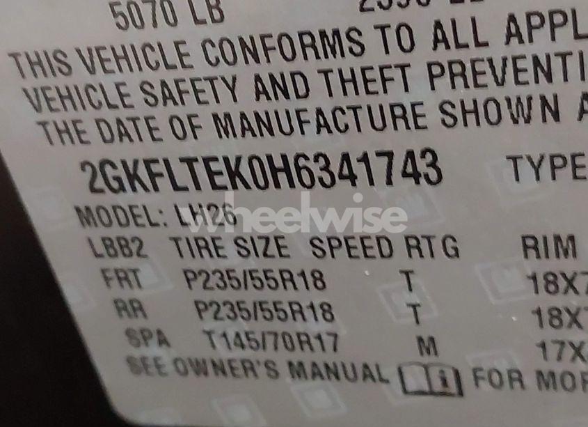 Photo 9 of 2017 Gmc Terrain SLE-2 (VIN 2GKFLTEK0H6341743)