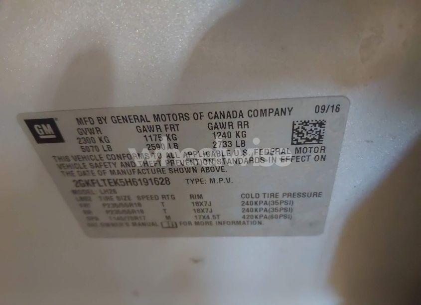 Photo 9 of 2017 Gmc Terrain SLE-2 (VIN 2GKFLTEK5H6191628)