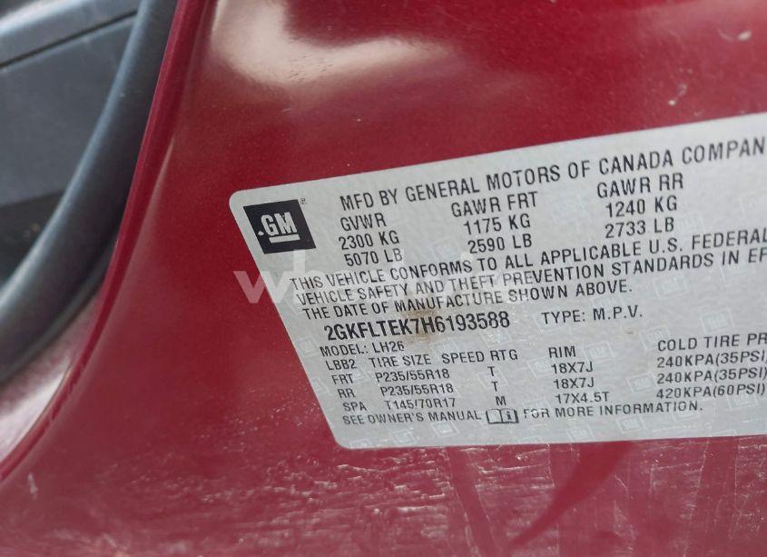 Photo 9 of 2017 Gmc Terrain SLE-2 (VIN 2GKFLTEK7H6193588)