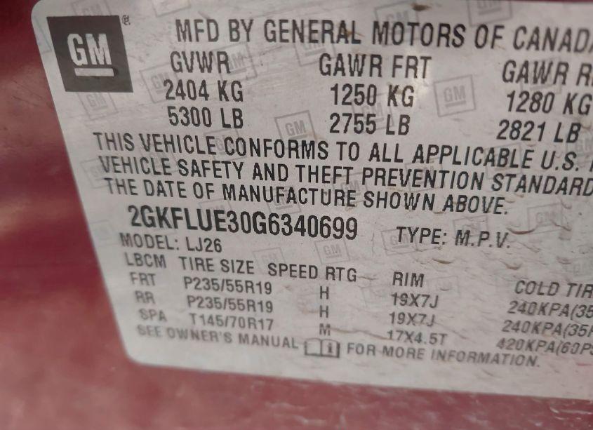 Photo 9 of 2016 Gmc Terrain SLT (VIN 2GKFLUE30G6340699)