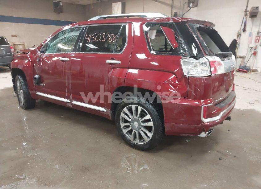 Photo 3 of 2017 Gmc Terrain DENALI (VIN 2GKFLVE36H6235513)