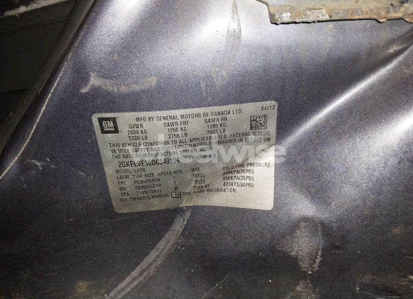 Photo 9 of 2013 Gmc Terrain SLT-1 (VIN 2GKFLVE38D6349104)