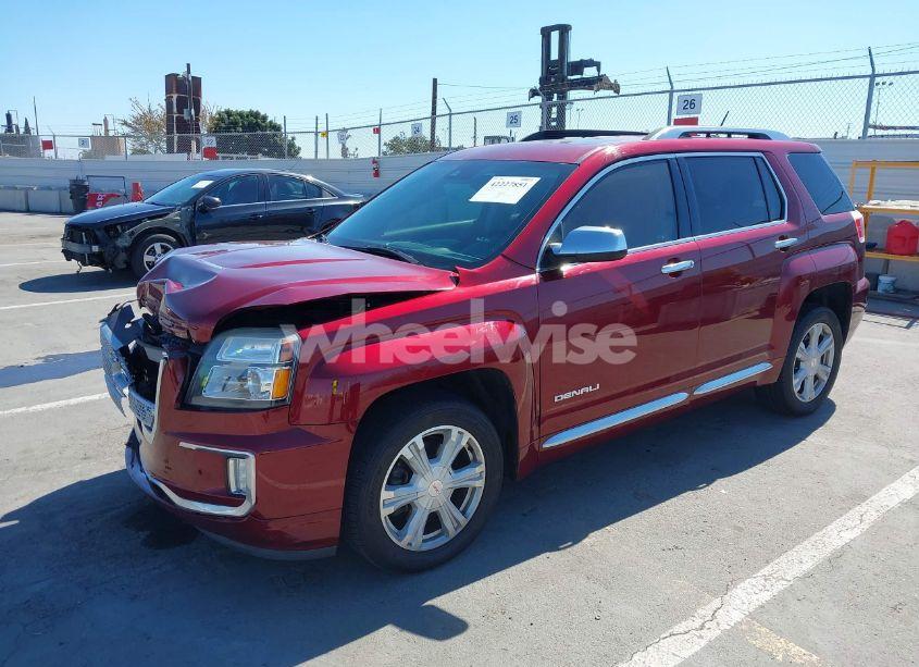 Photo 2 of 2017 Gmc Terrain DENALI (VIN 2GKFLVE39H6130786)
