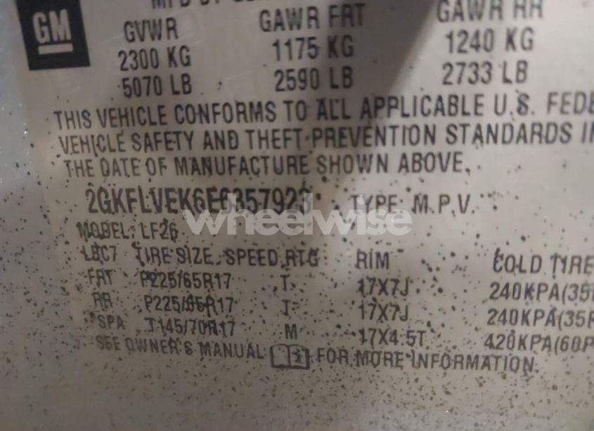 Photo 9 of 2014 Gmc Terrain SLE-1 (VIN 2GKFLVEK6E6357923)