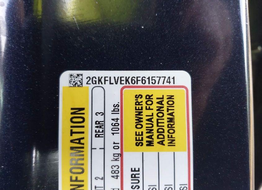 Photo 9 of 2015 Gmc Terrain SLE-1 (VIN 2GKFLVEK6F6157741)