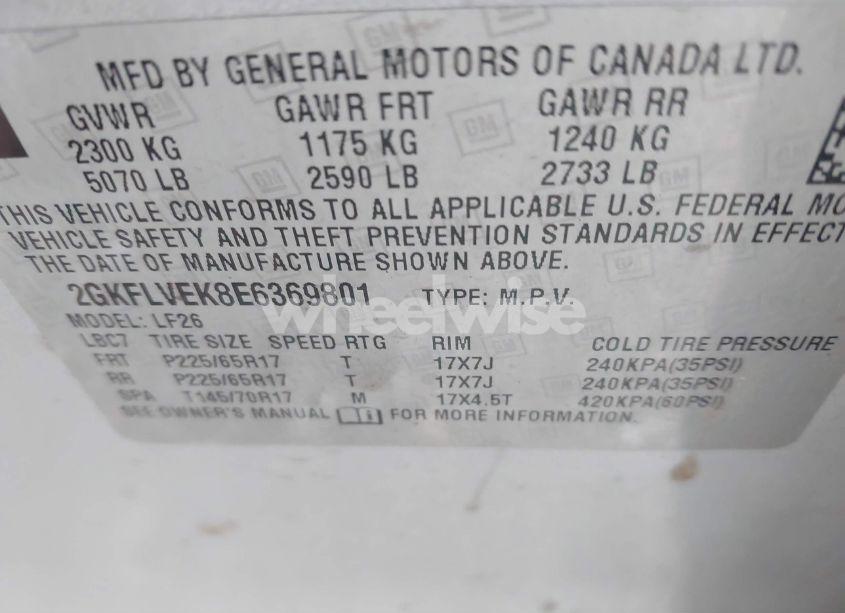 Photo 9 of 2014 Gmc Terrain SLE-1 (VIN 2GKFLVEK8E6369801)