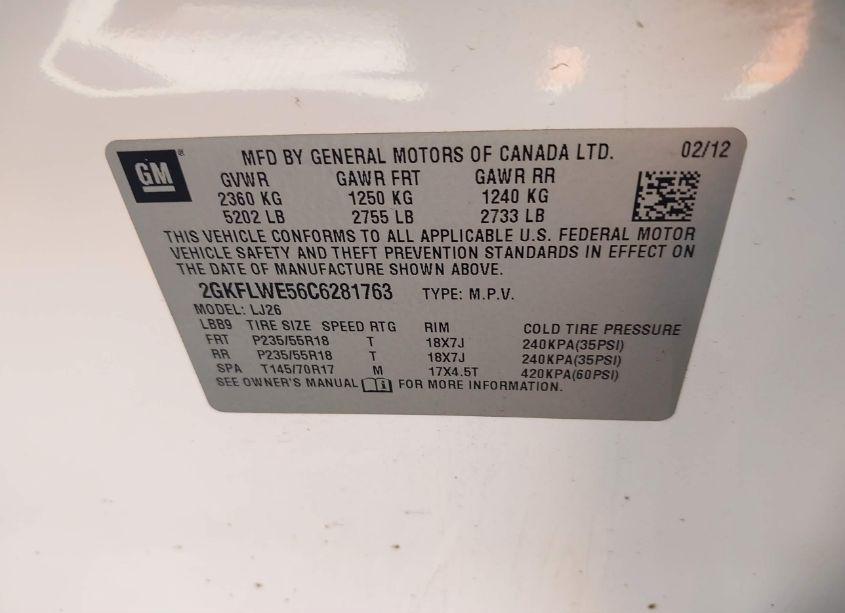 Photo 9 of 2012 Gmc Terrain SLT-2 (VIN 2GKFLWE56C6281763)