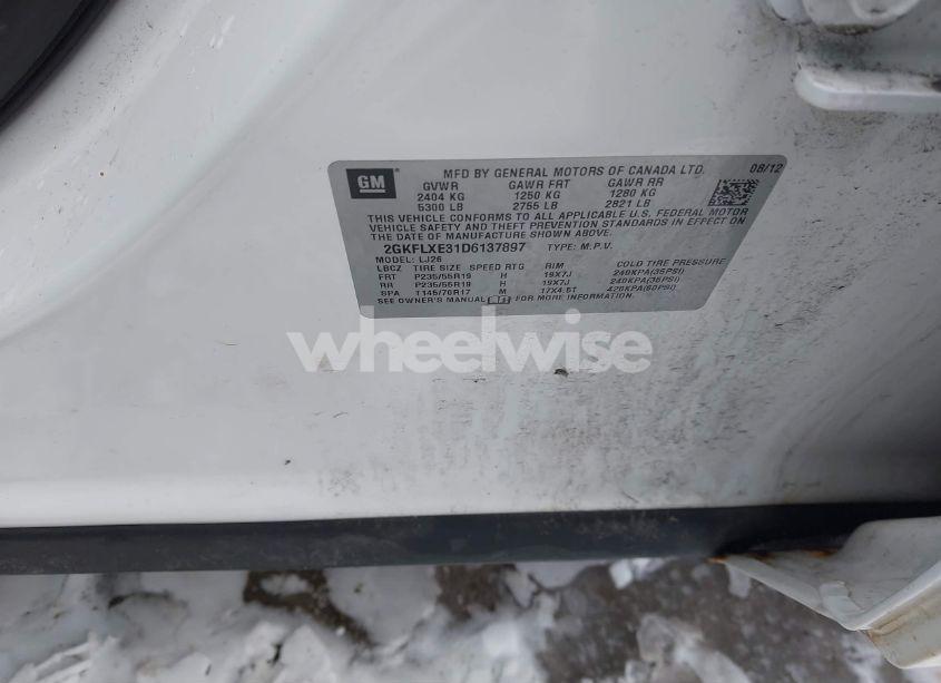 Photo 9 of 2013 Gmc Terrain SLT-2 (VIN 2GKFLXE31D6137897)