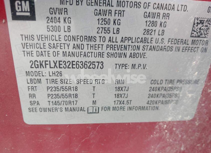 Photo 9 of 2014 Gmc Terrain SLT-1 (VIN 2GKFLXE32E6362573)