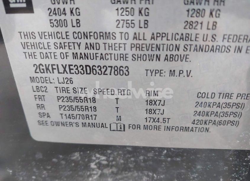 Photo 9 of 2013 Gmc Terrain SLT-2 (VIN 2GKFLXE33D6327863)