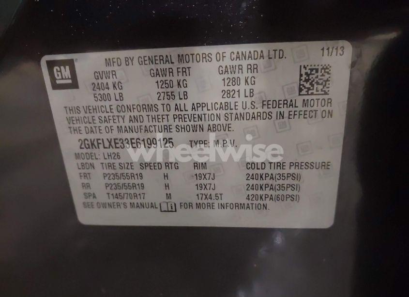 Photo 9 of 2014 Gmc Terrain SLT-1 (VIN 2GKFLXE33E6199125)