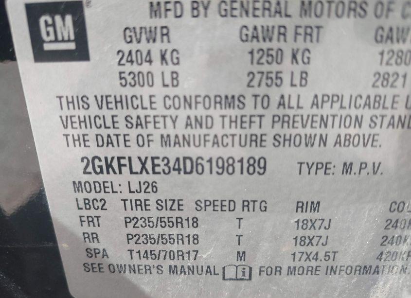 Photo 9 of 2013 Gmc Terrain SLT-2 (VIN 2GKFLXE34D6198189)