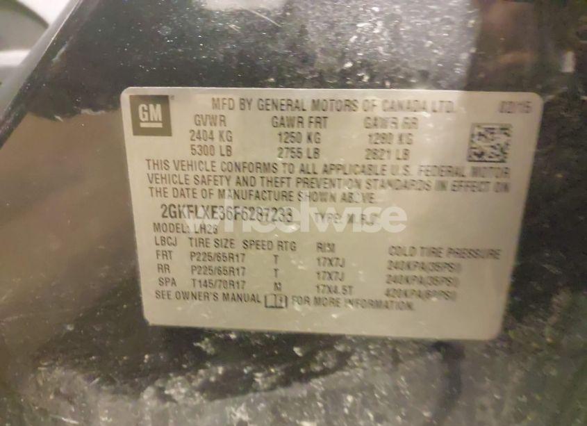 Photo 9 of 2015 Gmc Terrain SLT-1 (VIN 2GKFLXE36F6287233)