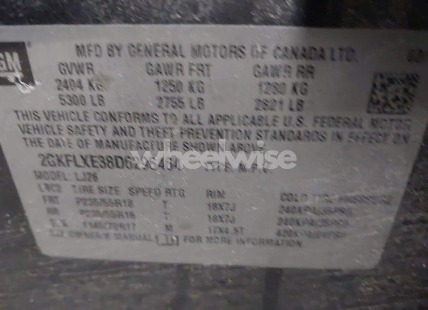 Photo 9 of 2013 Gmc Terrain SLT-2 (VIN 2GKFLXE38D6296464)