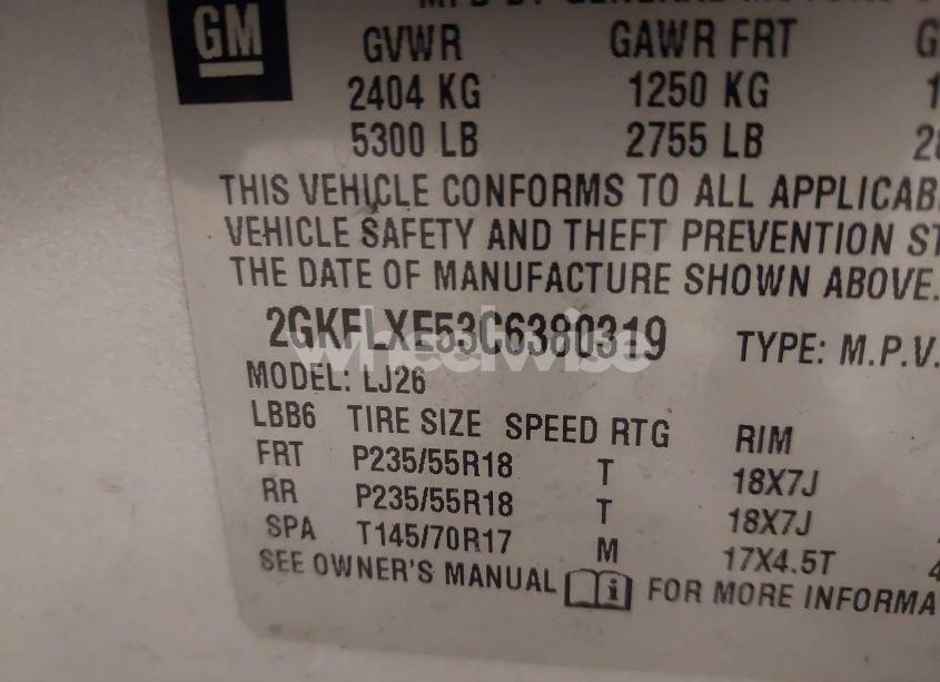 Photo 9 of 2012 Gmc Terrain SLT-2 (VIN 2GKFLXE53C6380319)