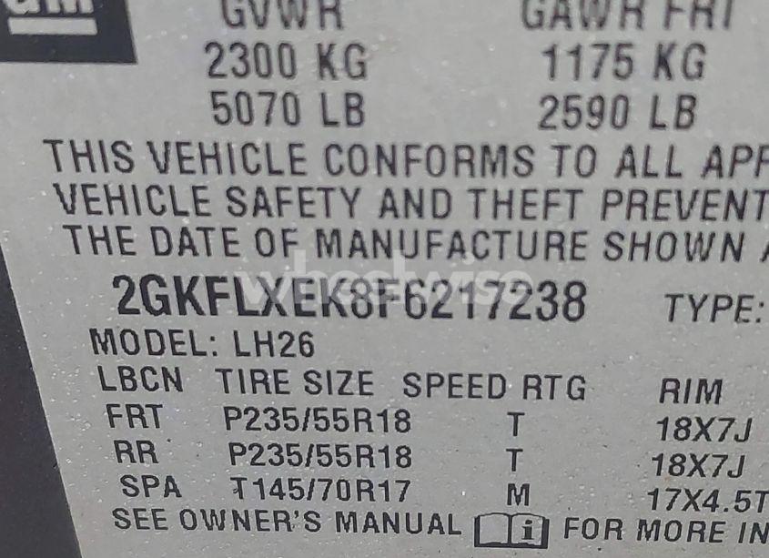 Photo 9 of 2015 Gmc Terrain SLT-1 (VIN 2GKFLXEK8F6217238)