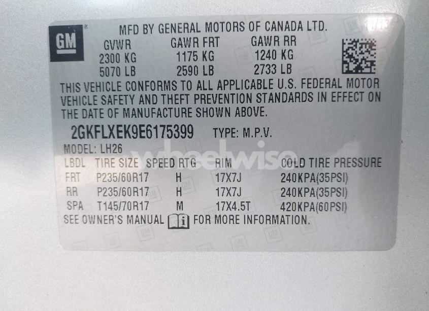 Photo 9 of 2014 Gmc Terrain SLT-1 (VIN 2GKFLXEK9E6175399)