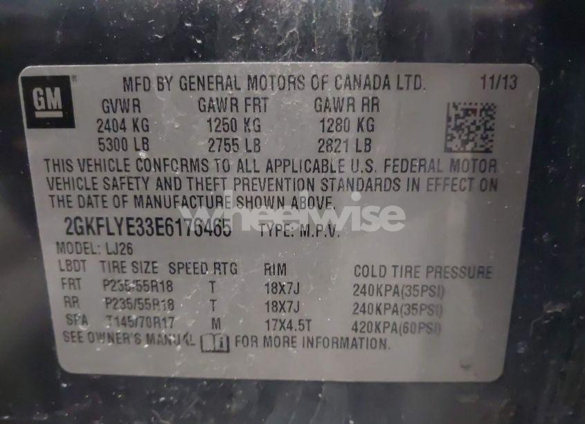 Photo 9 of 2014 Gmc Terrain SLT-2 (VIN 2GKFLYE33E6176465)