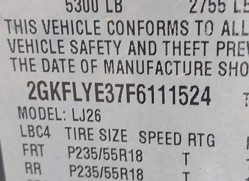 Photo 9 of 2015 Gmc Terrain SLT-2 (VIN 2GKFLYE37F6111524)