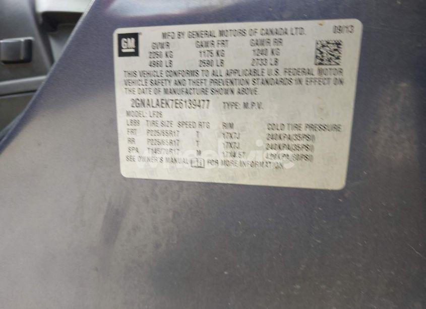 Photo 9 of 2014 Chevrolet Equinox LS (VIN 2GNALAEK7E6139477)