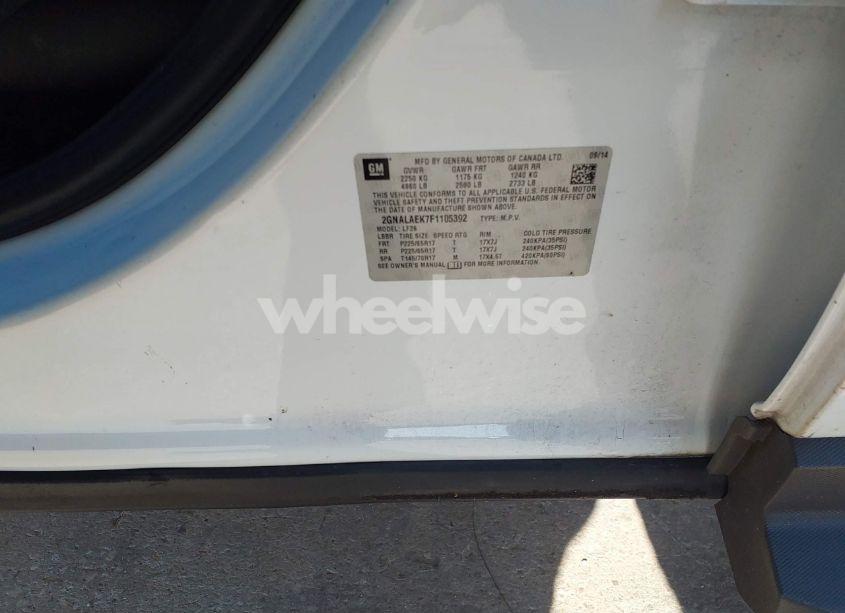 Photo 9 of 2015 Chevrolet Equinox LS (VIN 2GNALAEK7F1105392)