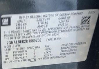 Photo 9 of 2017 Chevrolet Equinox LS (VIN 2GNALBEK2H1565780)