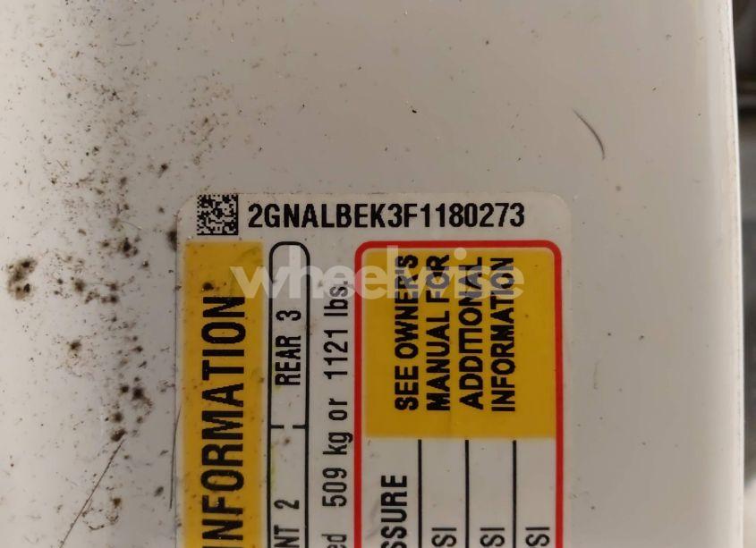 Photo 9 of 2015 Chevrolet Equinox 1LT (VIN 2GNALBEK3F1180273)