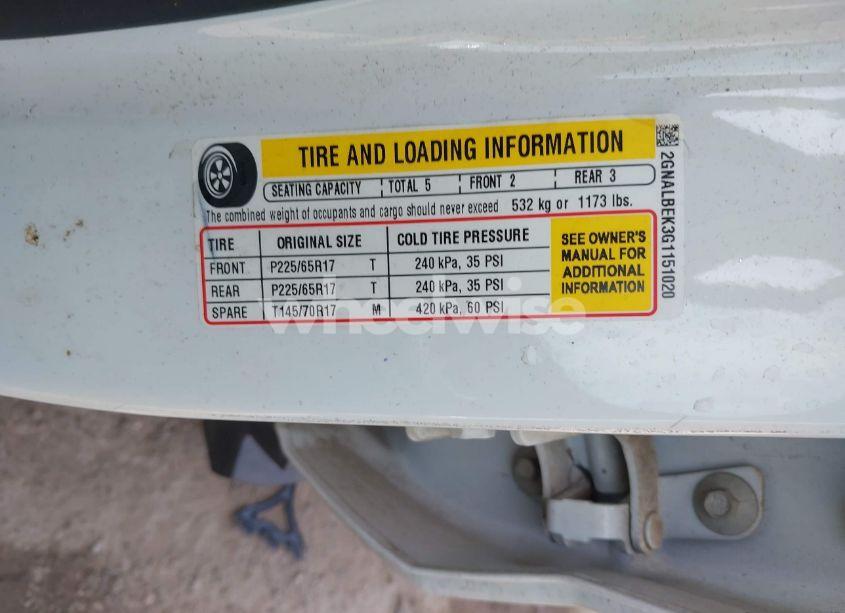 Photo 9 of 2016 Chevrolet Equinox LS (VIN 2GNALBEK3G1151020)