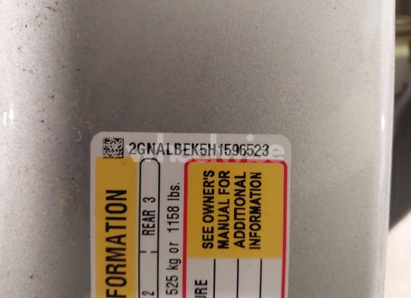 Photo 9 of 2017 Chevrolet Equinox LS (VIN 2GNALBEK5H1596523)