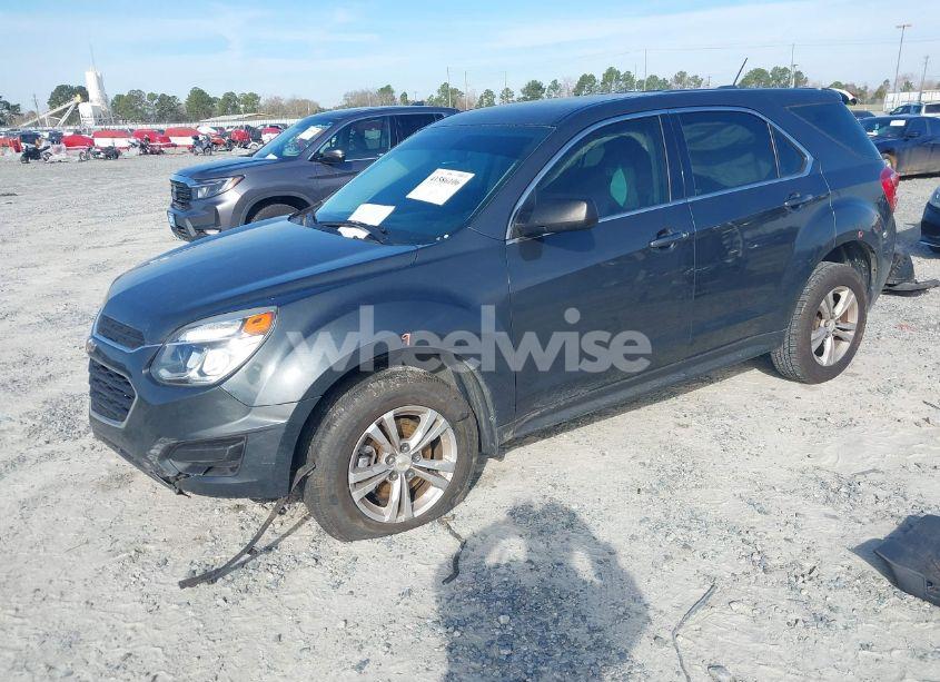 Photo 2 of 2017 Chevrolet Equinox LS (VIN 2GNALBEK6H1557004)