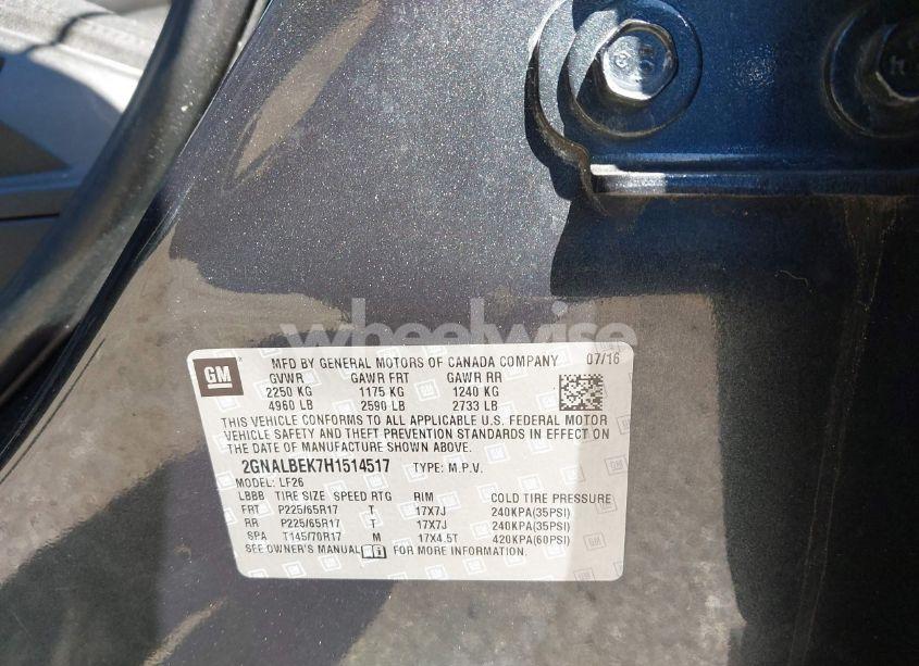 Photo 9 of 2017 Chevrolet Equinox LS (VIN 2GNALBEK7H1514517)