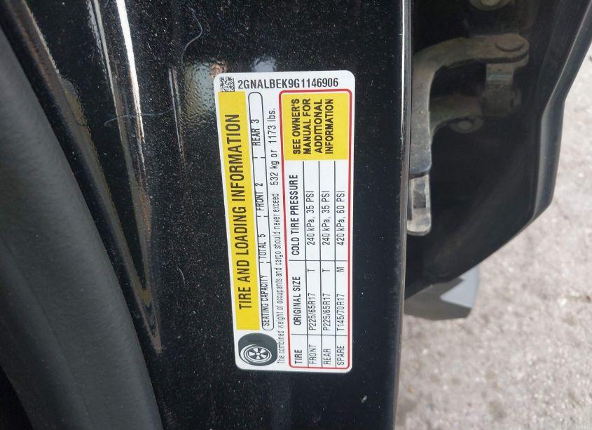 Photo 9 of 2016 Chevrolet Equinox LS (VIN 2GNALBEK9G1146906)