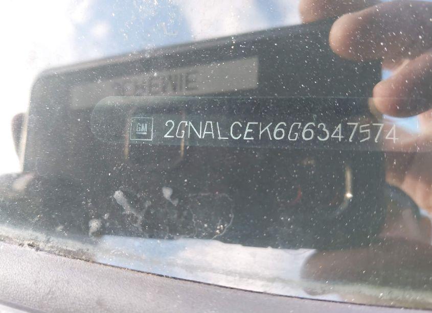 Photo 9 of 2016 Chevrolet Equinox LT (VIN 2GNALCEK6G6347574)