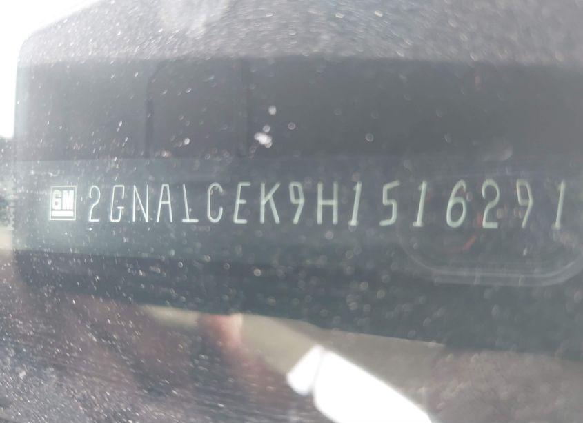 Photo 9 of 2017 Chevrolet Equinox LT (VIN 2GNALCEK9H1516291)