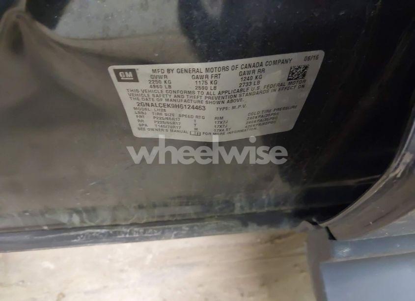 Photo 9 of 2017 Chevrolet Equinox LT (VIN 2GNALCEK9H6124463)